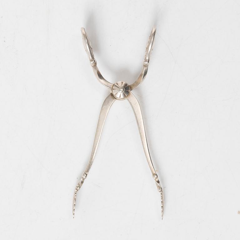 Georg Jensen, sockertång, "Magnolia", sterlingsilver, Danmark.