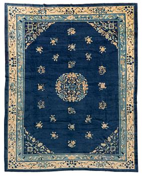 66. An antique Peking (Beijing) carpet, North China, c. 340 x 275 cm.