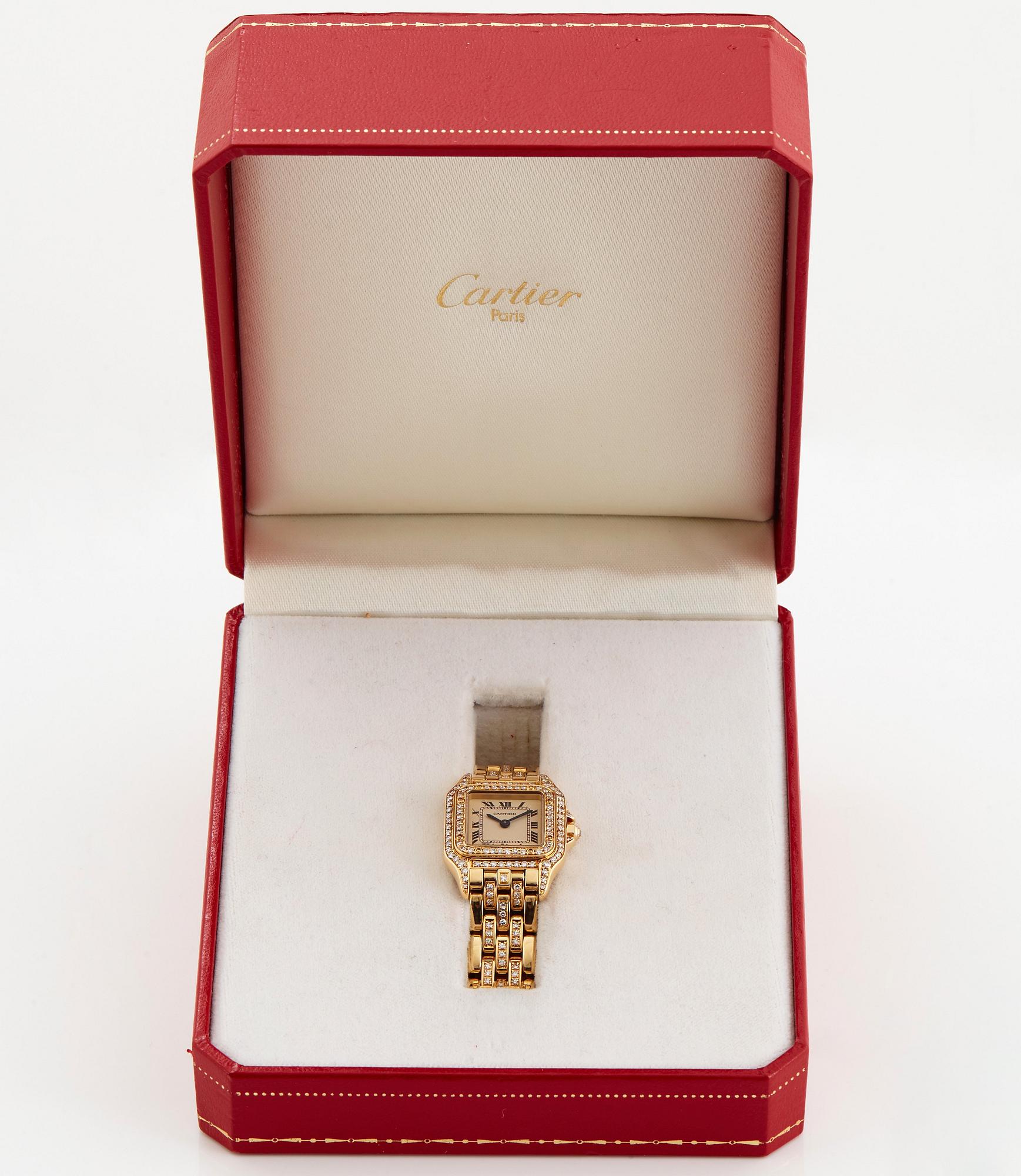 Cartier "Panthère" damarmbandsur.