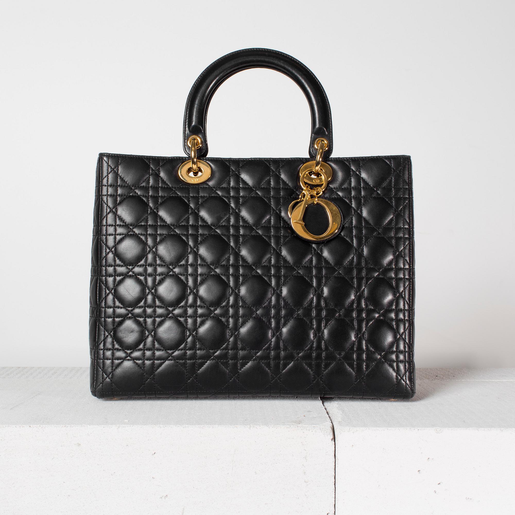VÄSKA, "Lady Dior", Christian Dior.