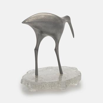 Tapio Wirkkala, veistos, "Suokurppa", leimattu Kultakeskus Oy Design: Tapio Wirkkala. Made in Finland.