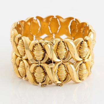 Bracelet, 18K gold, Italian mark.