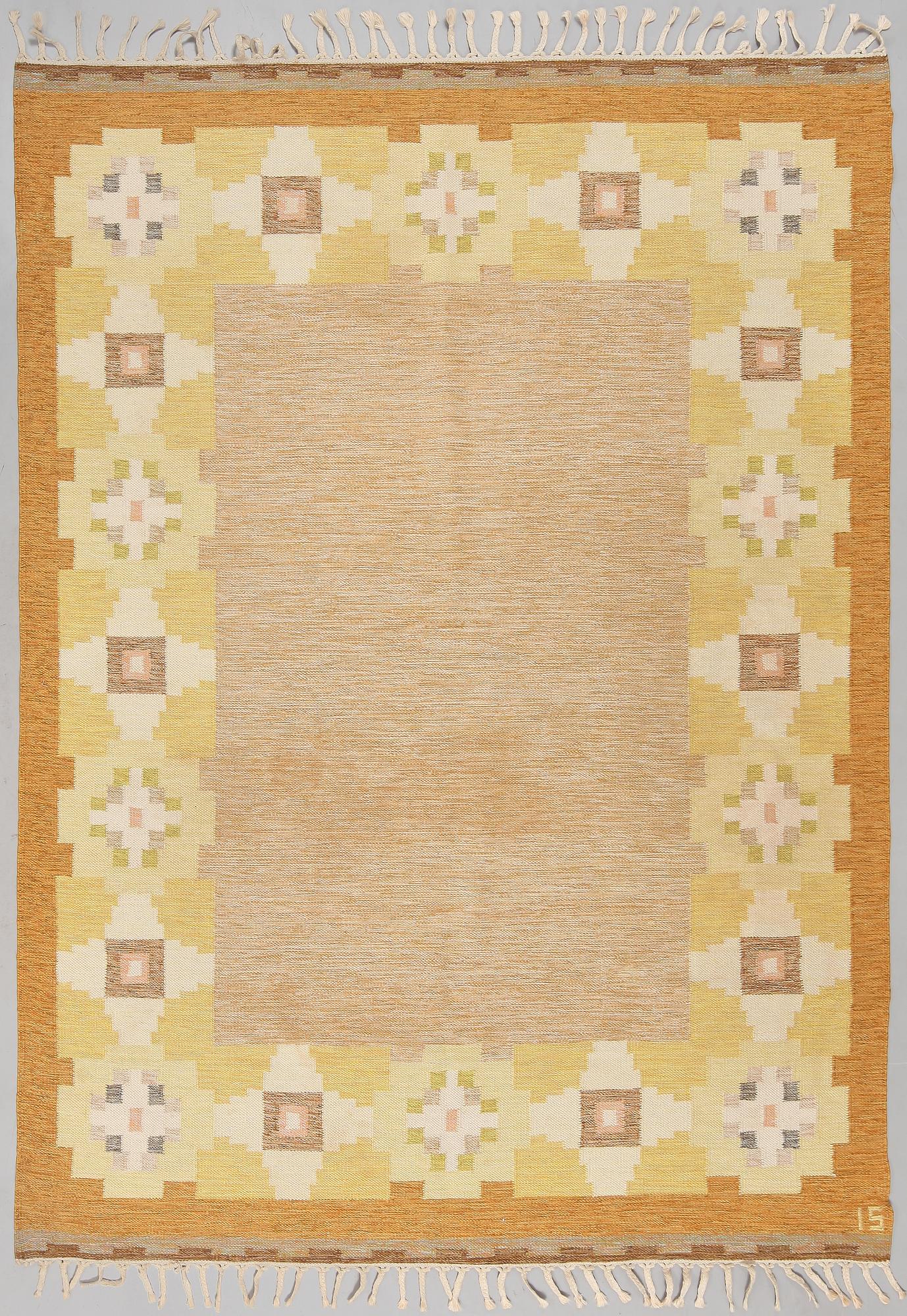 MATTA, rölakan, Ingegerd Silow, 225x170 cm, 1900-talets fjärde kvartal.