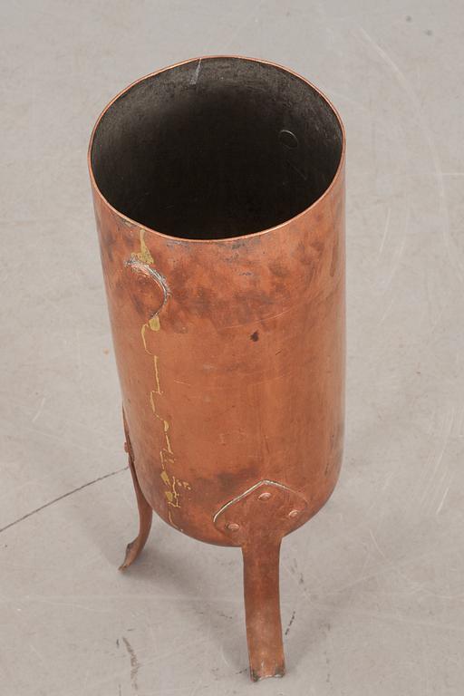 PARAPLYSTÄLL, koppar, 1900-talets mitt.