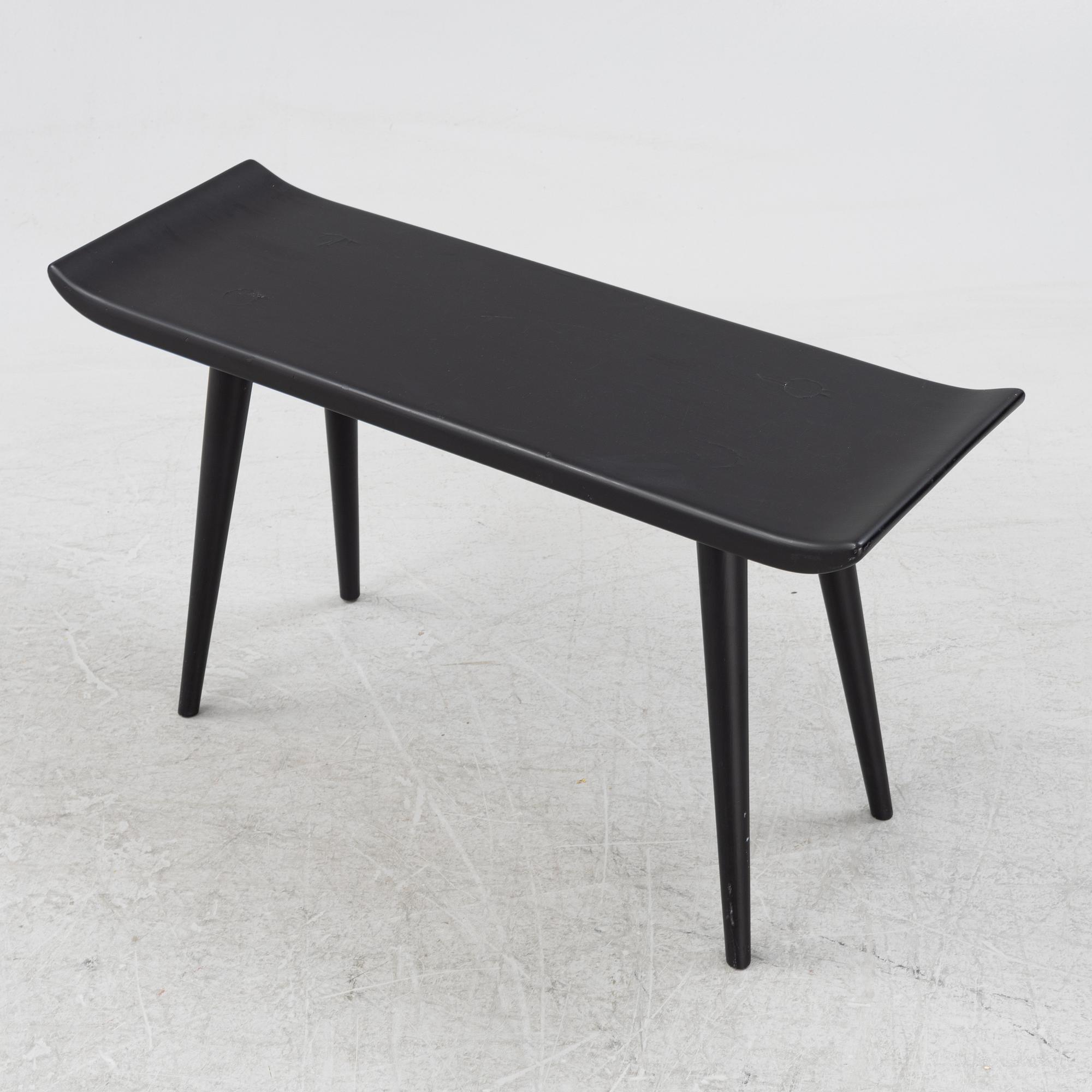 Carl Malmsten, a 'Visningsö' stool/bench.