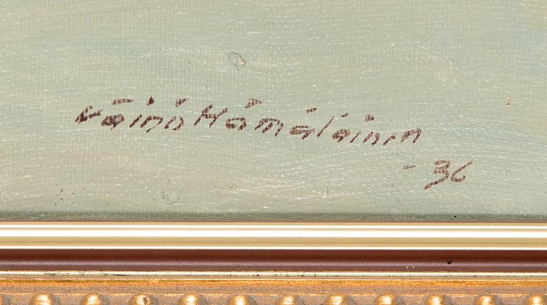 Väinö Hämäläinen, oil on canvas, signed and dated -36.