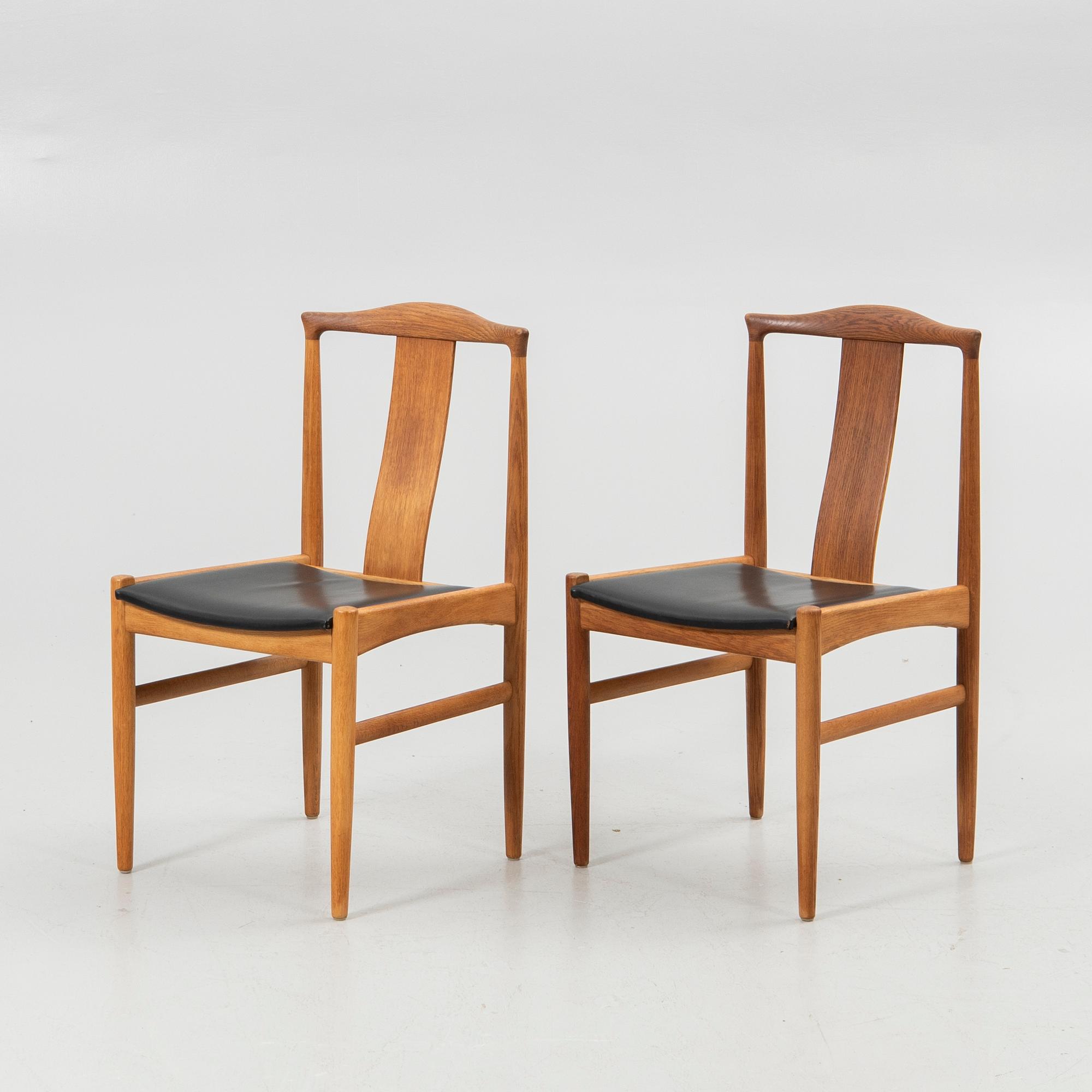 Jan Ekselius, chairs, 8 pcs, JOC Möbler, Vetlanda, second half of the 20th century.