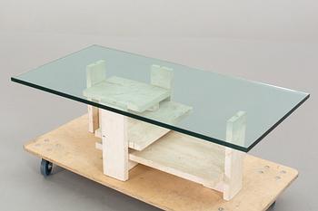 A Willy Ballez coffee table, late 20th century,