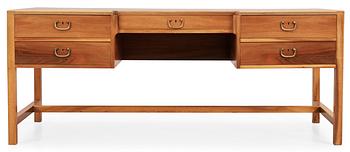 437. A Josef Frank walnut desk, Svenskt Tenn, model 500/A.