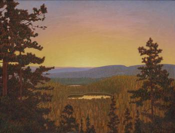 750. Hilding Werner, "Tidig morgon i skogen, Värmland" ("Early morning in the forest, Värmland").