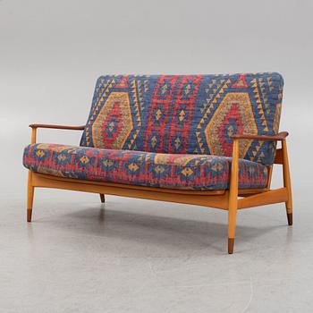 Arne Vodder, a model 'FD 161' sofa, France & Son, Denmark, mid 20th Century.