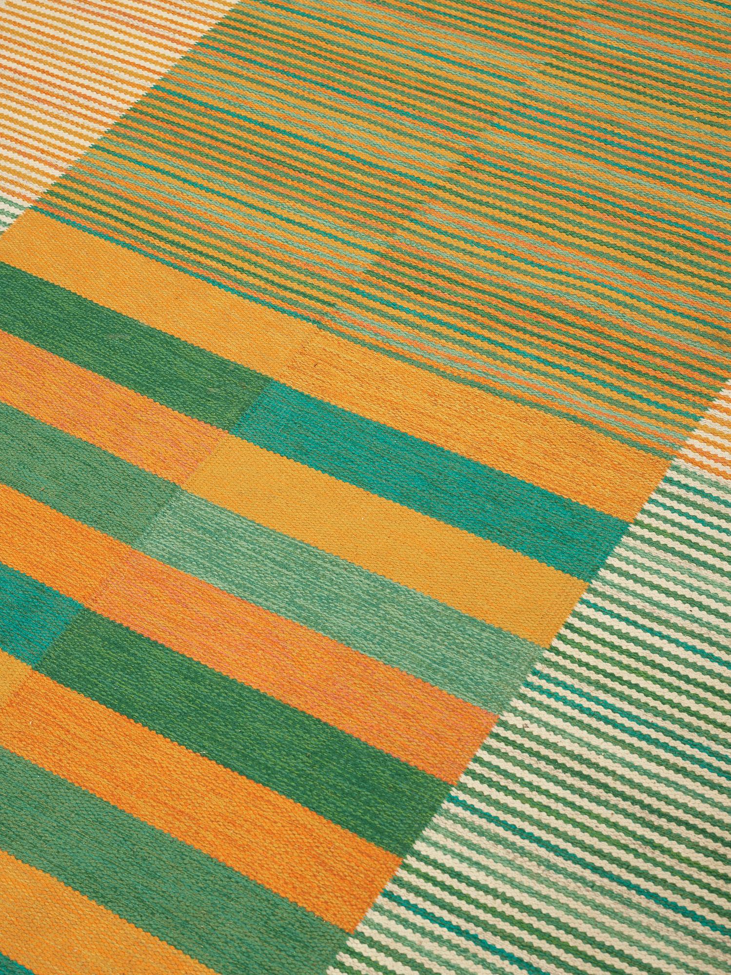 Mai Wellner, MATTO, "Sina", rölakan, ca 241,5 x 170,5 cm, signerad AB MMF MW (AB Märta Måås-Fjetterström, Mai Wellner).