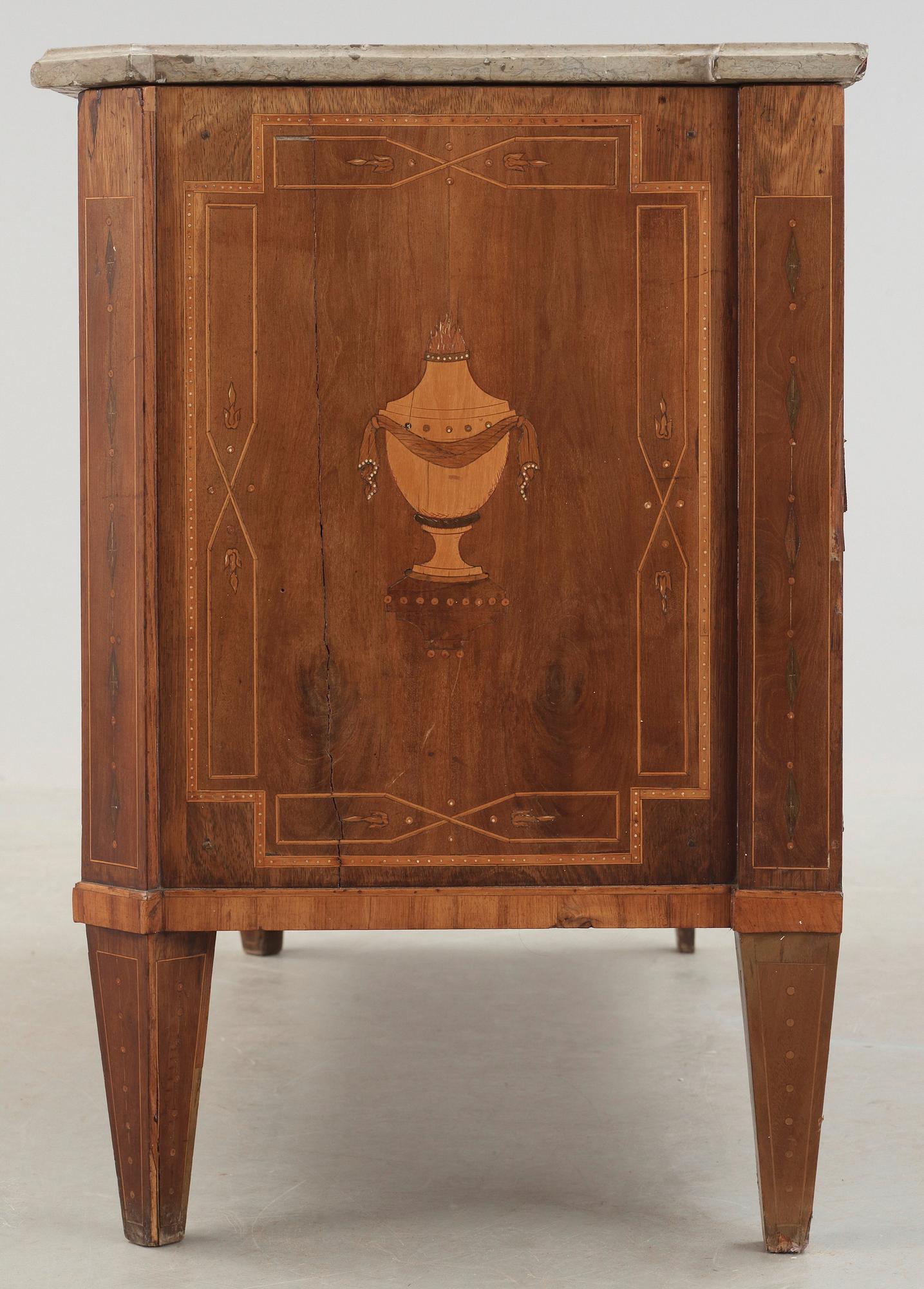 A Gustavian commode by N. P. Stenström (not signed), master 1781.