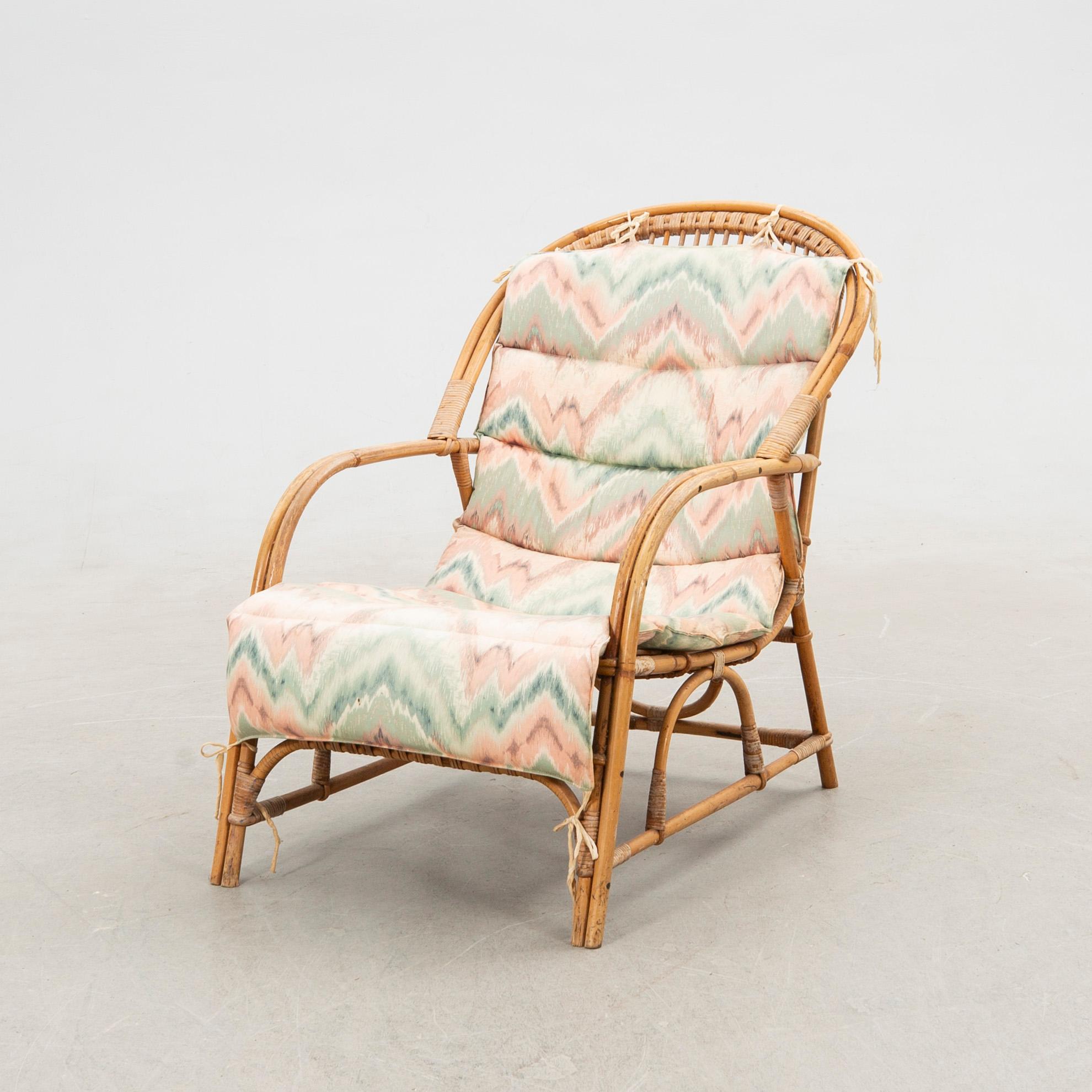 Möbelgrupp, 5 delar, rotting, 1900-talets senare del.