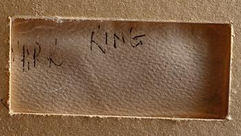 MARK KING, 2 st, bemålad litografier, signerad i trycket.