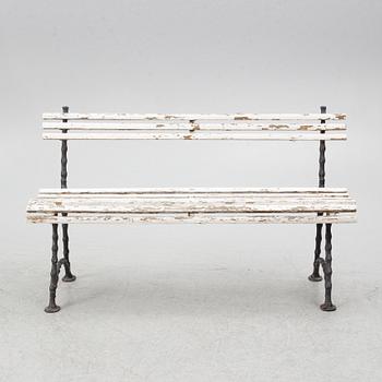 A garden sofa, first half of the 20th Century.