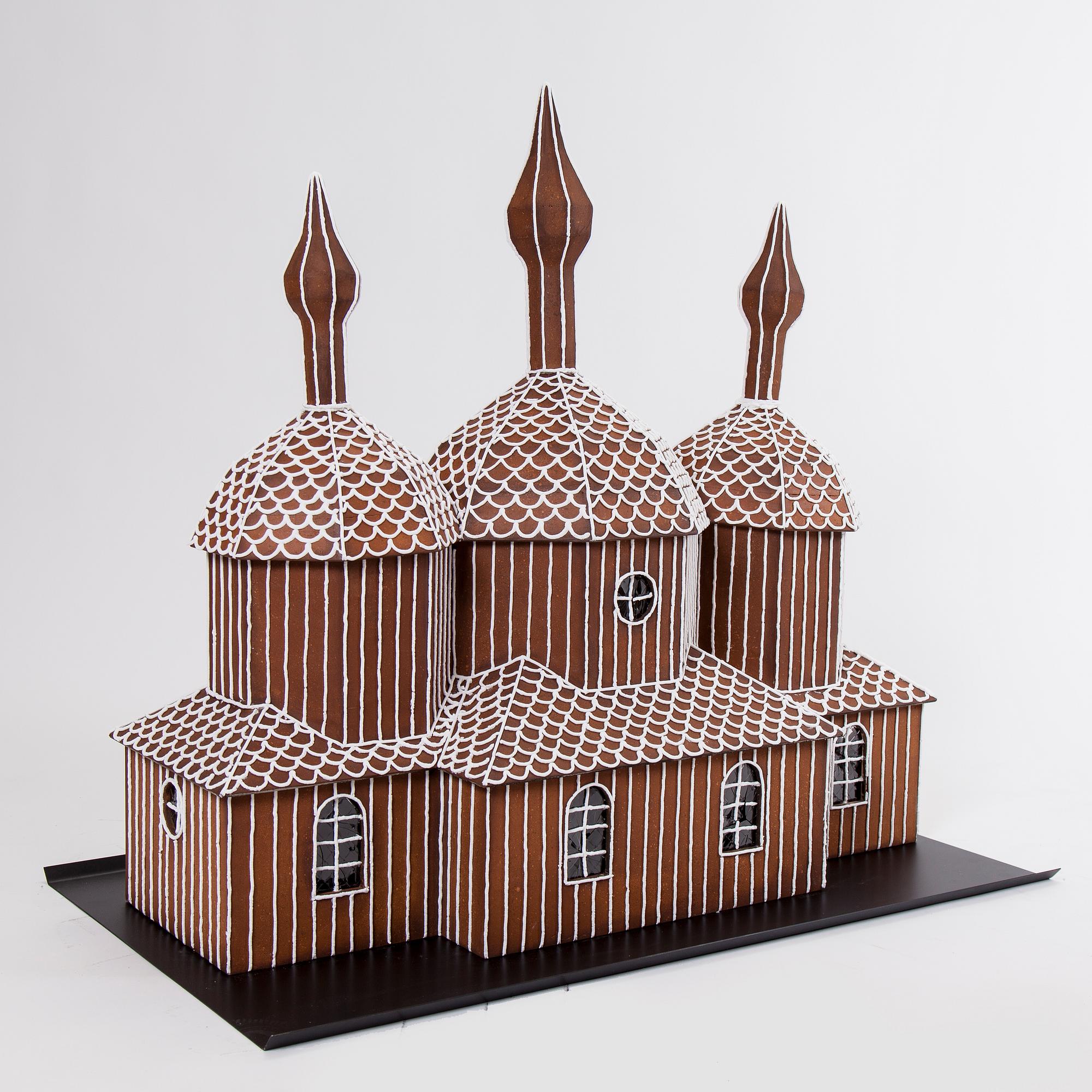 PEPPARKAKSHUS, kyrka, NK 2015, JoAnn Tan Studio.