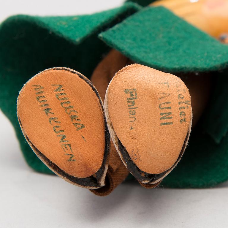 A 1950-60s Moomin character Snufkin  by Atelier Fauni, Finland.