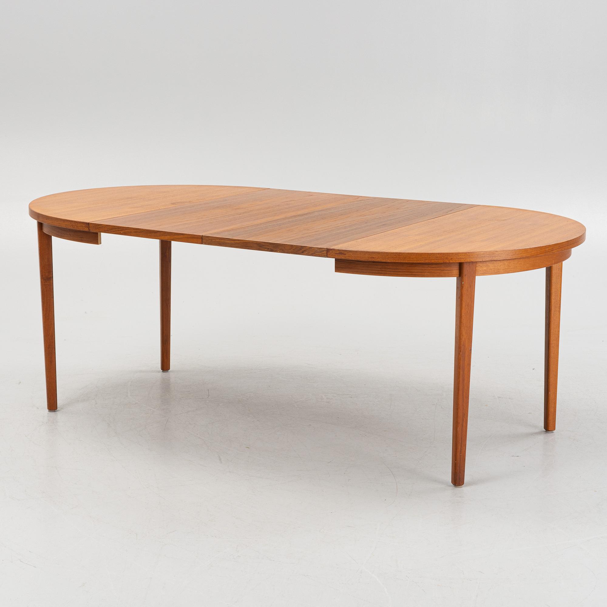 Matbord, 1900-talets mitt.