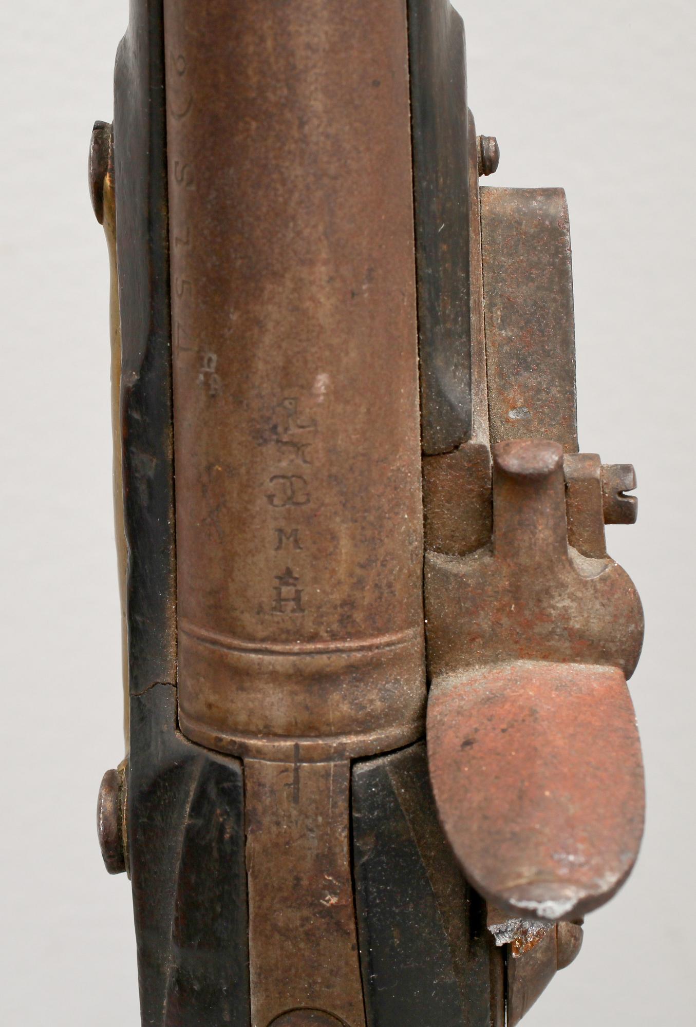 FLINTLÅSGEVÄR, Tower, 1800-tal, märkt Gregorius Rex.