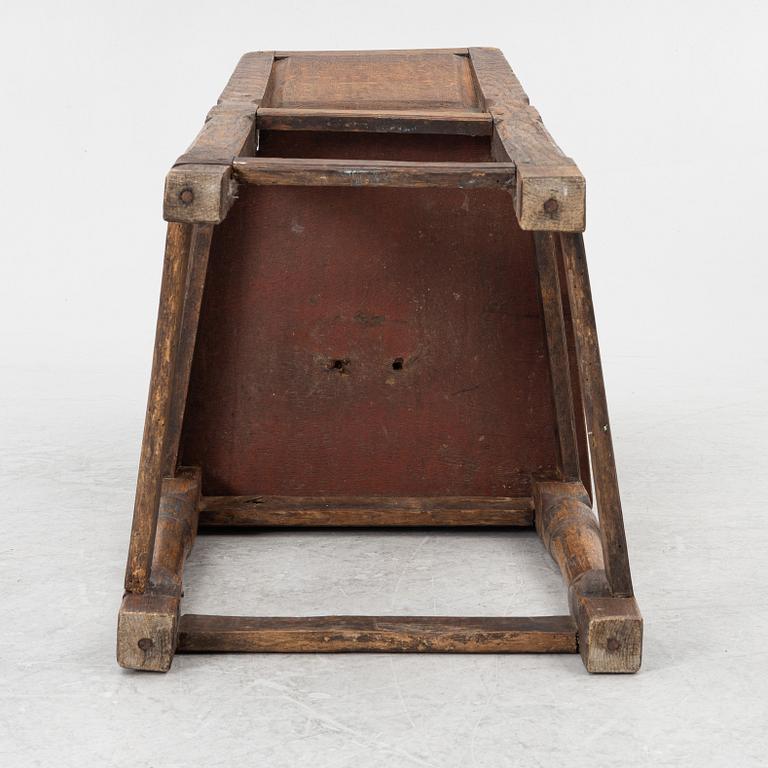 Chair, folk art, dated 1803.
