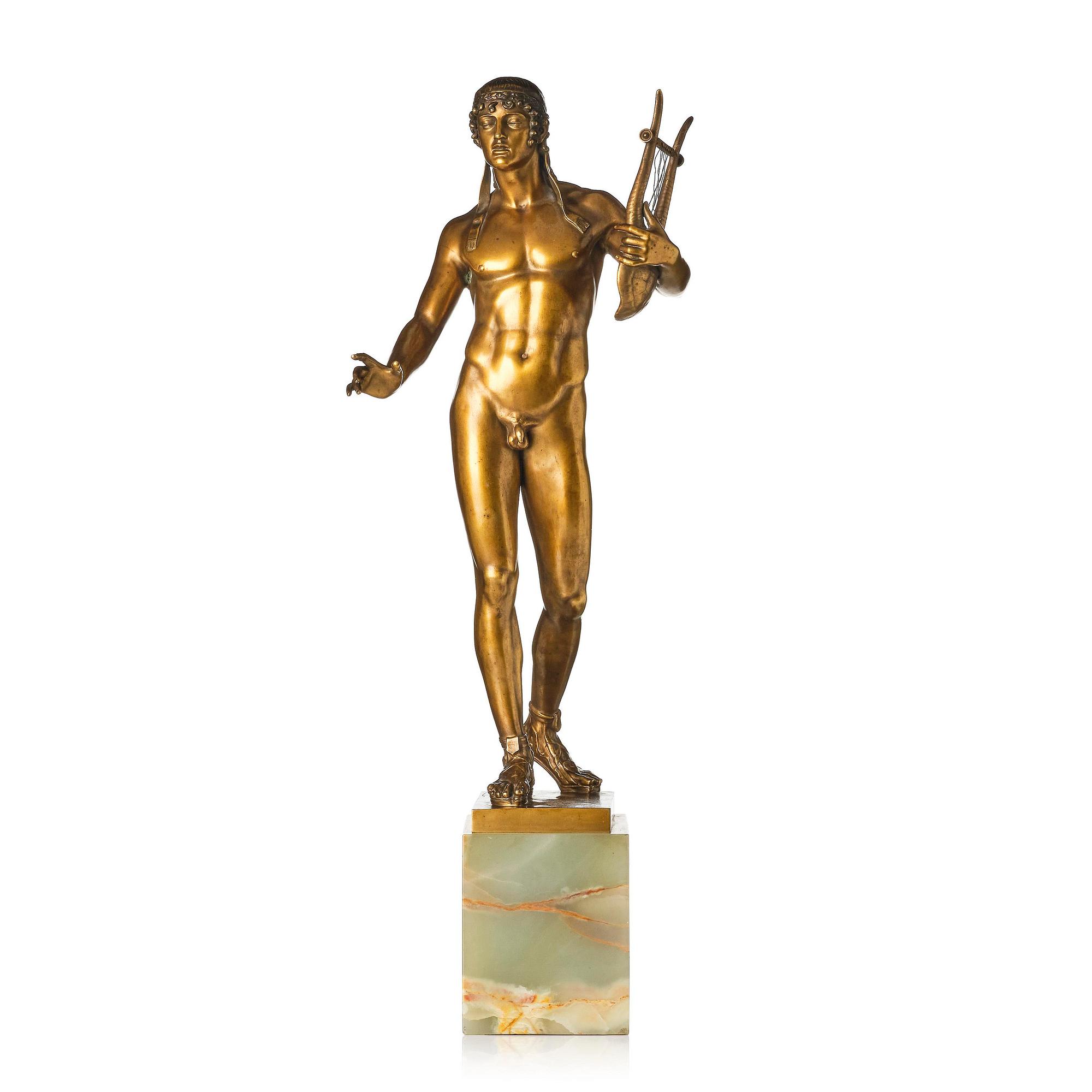 Carl Hilgers, A bronze sculpture of Apollo.