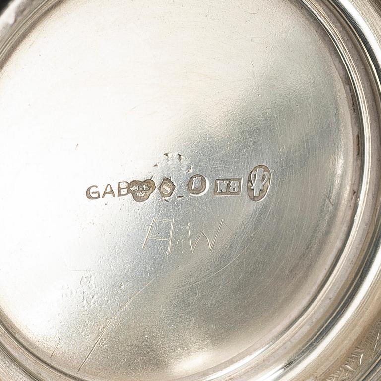 Bägare, 7 st, silver, GAB, 1900-tal.