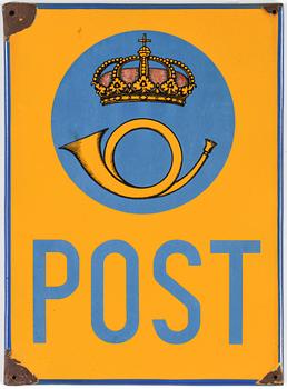 EMALJSKYLT, "Post", 1900-talets första hälft.