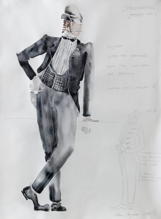 Anna Bergman, "Spöksonaten".