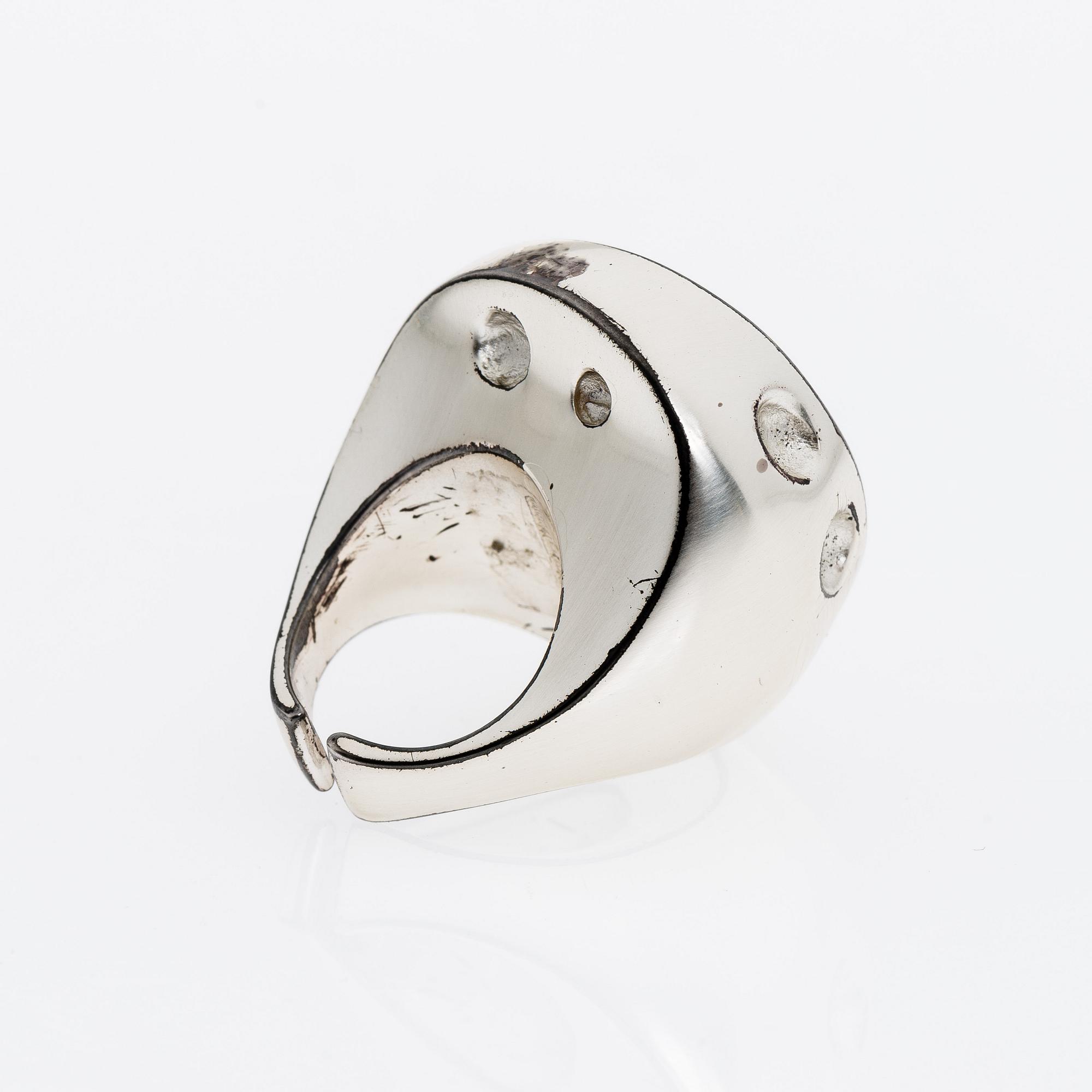 POUL HAVGAARD, RINGAR, 4 st. sterling silver, bl. a. New Born, Wild Rose, Isolation, Lapponia 1970-tal.