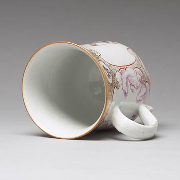 A famille rose jug, Qing dynasty, Qianlong (1736-95).