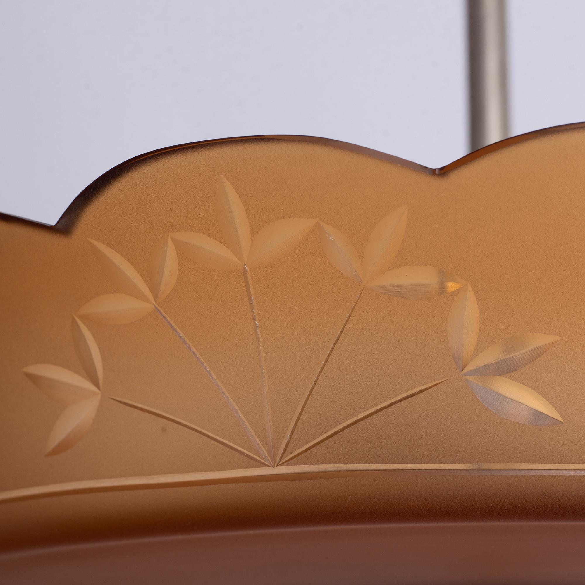 Kosta, attributed to, a ceiling lamp, 1930s.