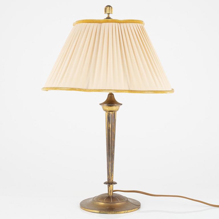 Harald Notini, a table lamp, model "6947", Arvid Böhlmarks Lampfabrik, 1920s-1930s.