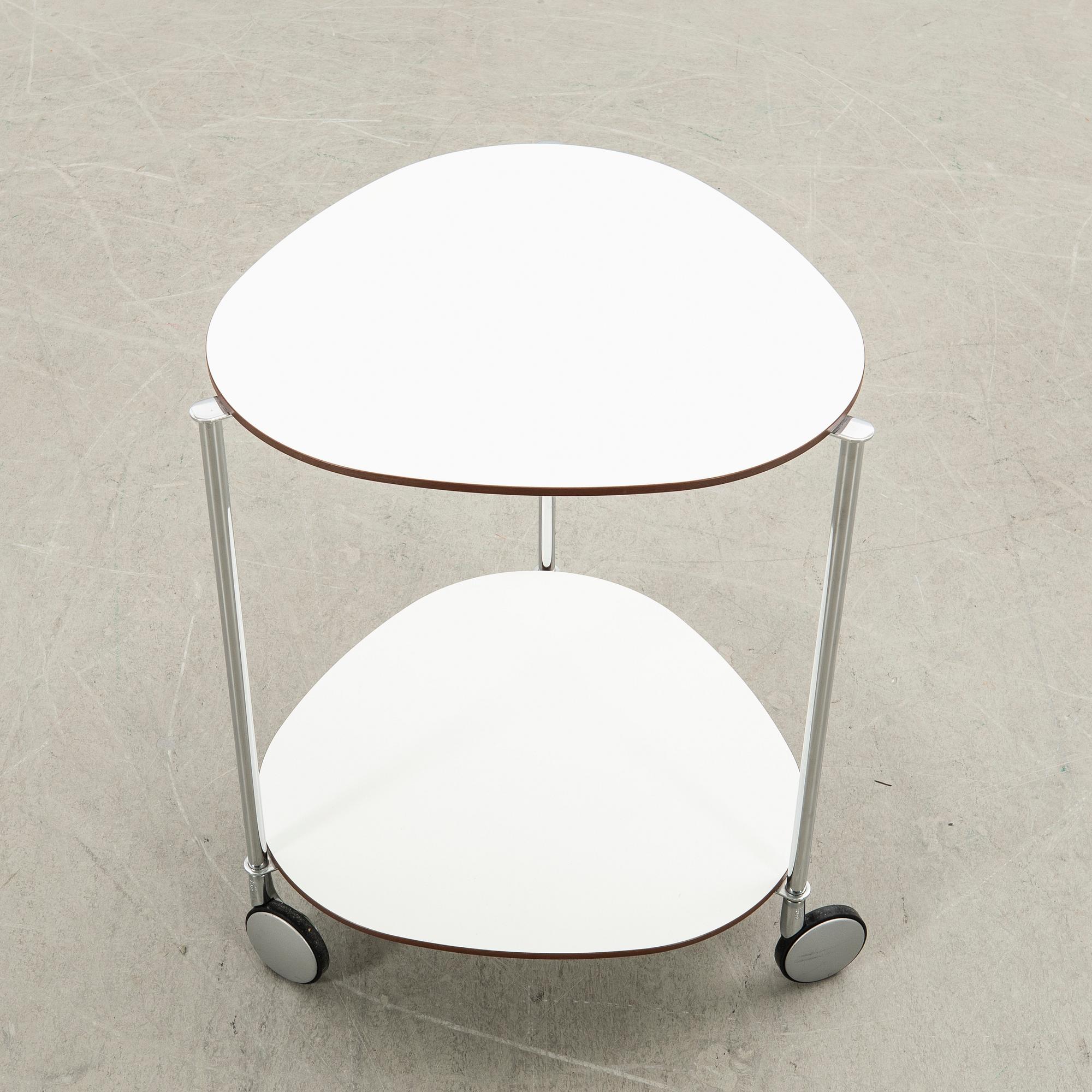 Anna Deplano, side table/serving trolley, "Giro", Zanotta, Italy.