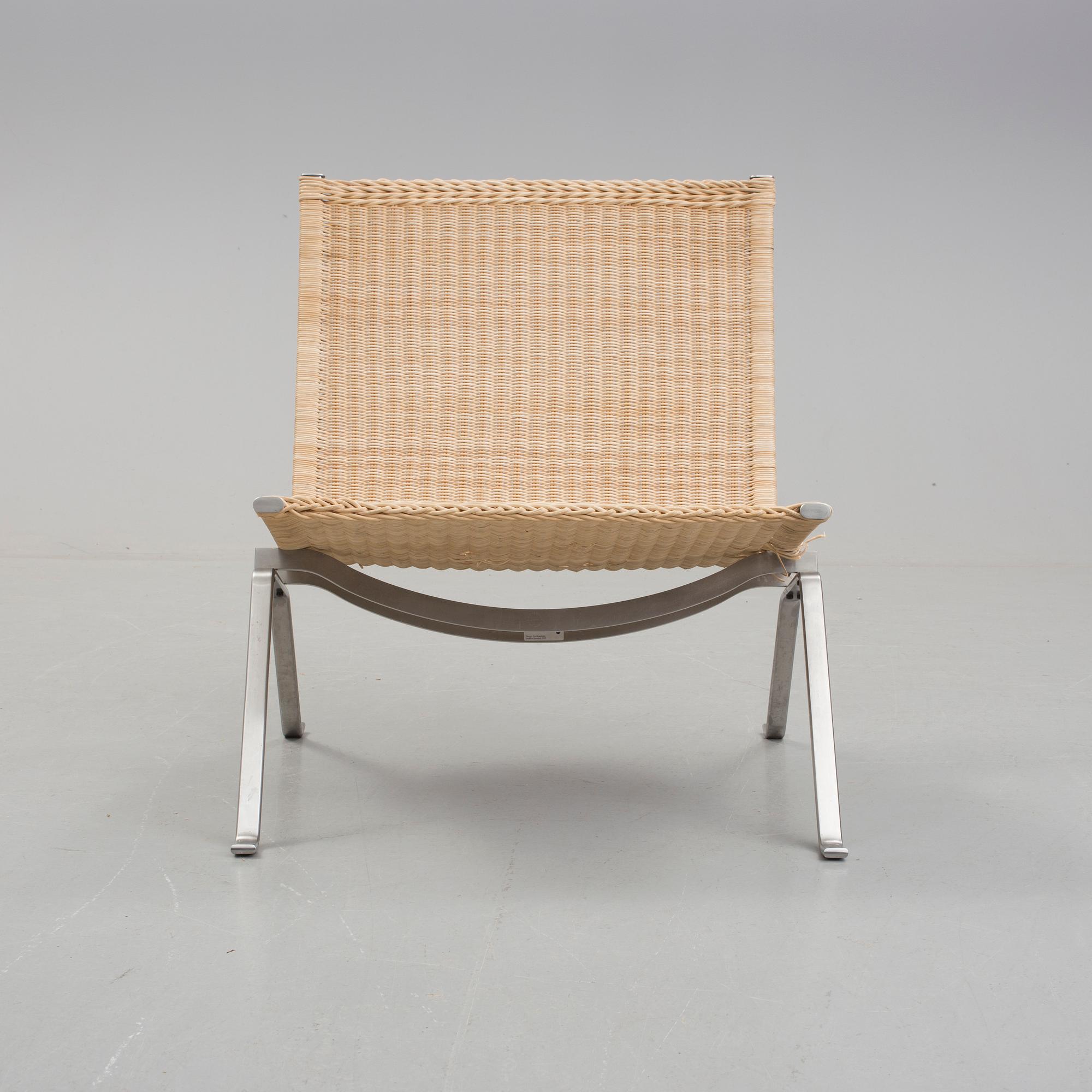 FÅTÖLJ, "PK-22", Poul Kjaerholm, Fritz Hansen 2000.