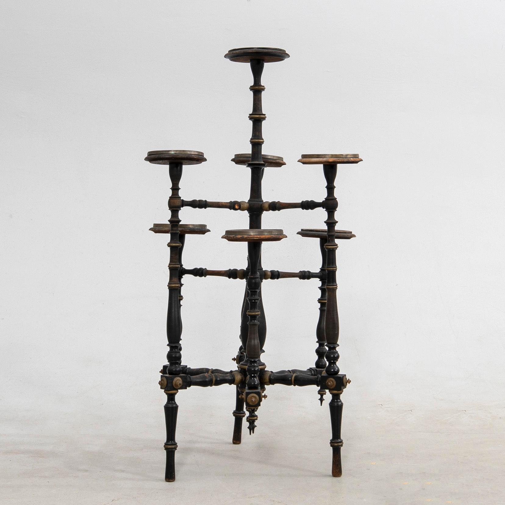 Flower pedestal, circa 1900.