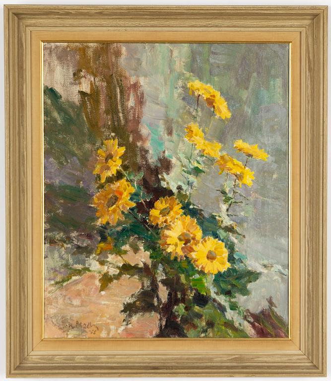 Johan Bladh, Still Life with Yellow Flowers.