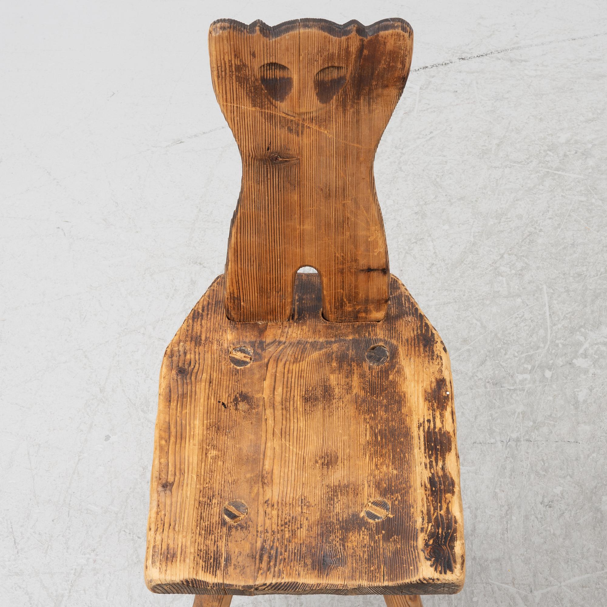 Dining group, 5 pieces, cabin furniture, mid-20th century.