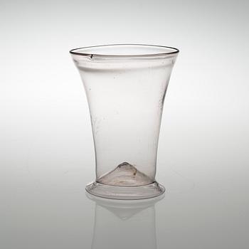 A GLASS BEAKER, late 18th century, probably Finland.