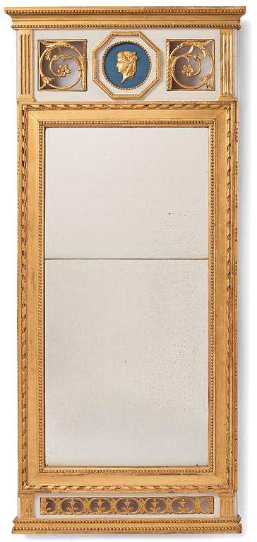 A late Gustavian mirror by E Wahlberg.