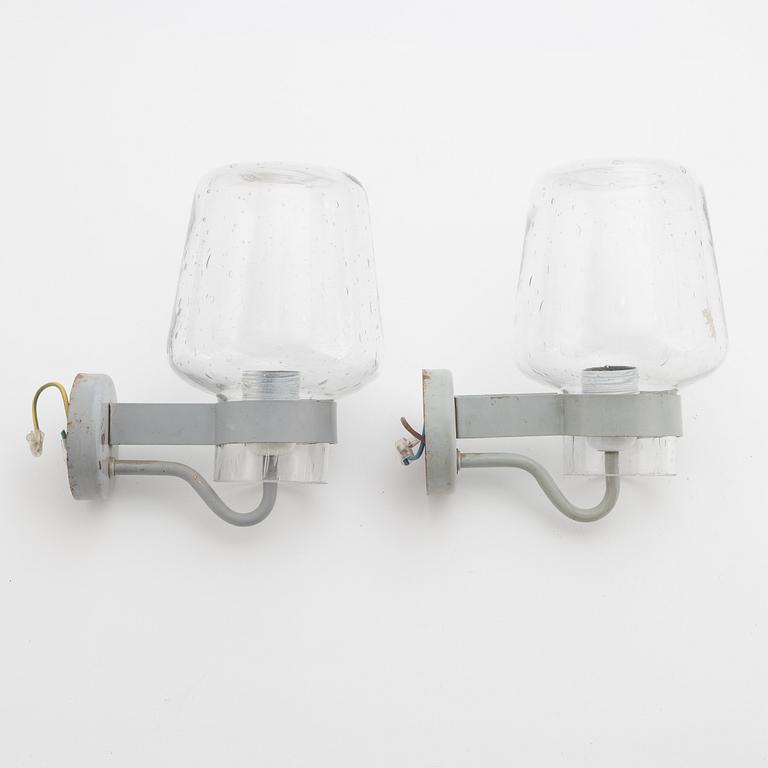 A pair of wall lamps, ASEA Skandia, mid 20th century.