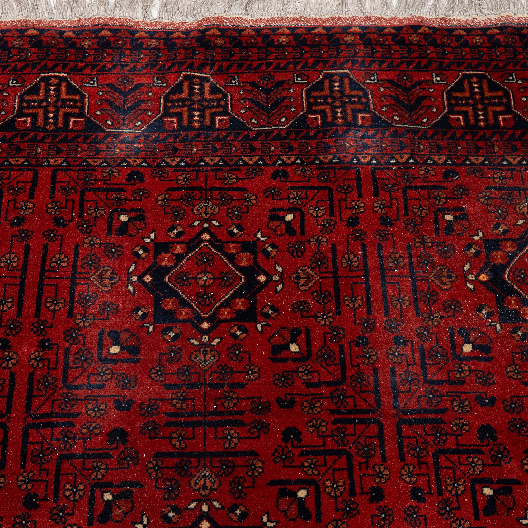 Rug, Afghan, approx. 282 x 200 cm.
