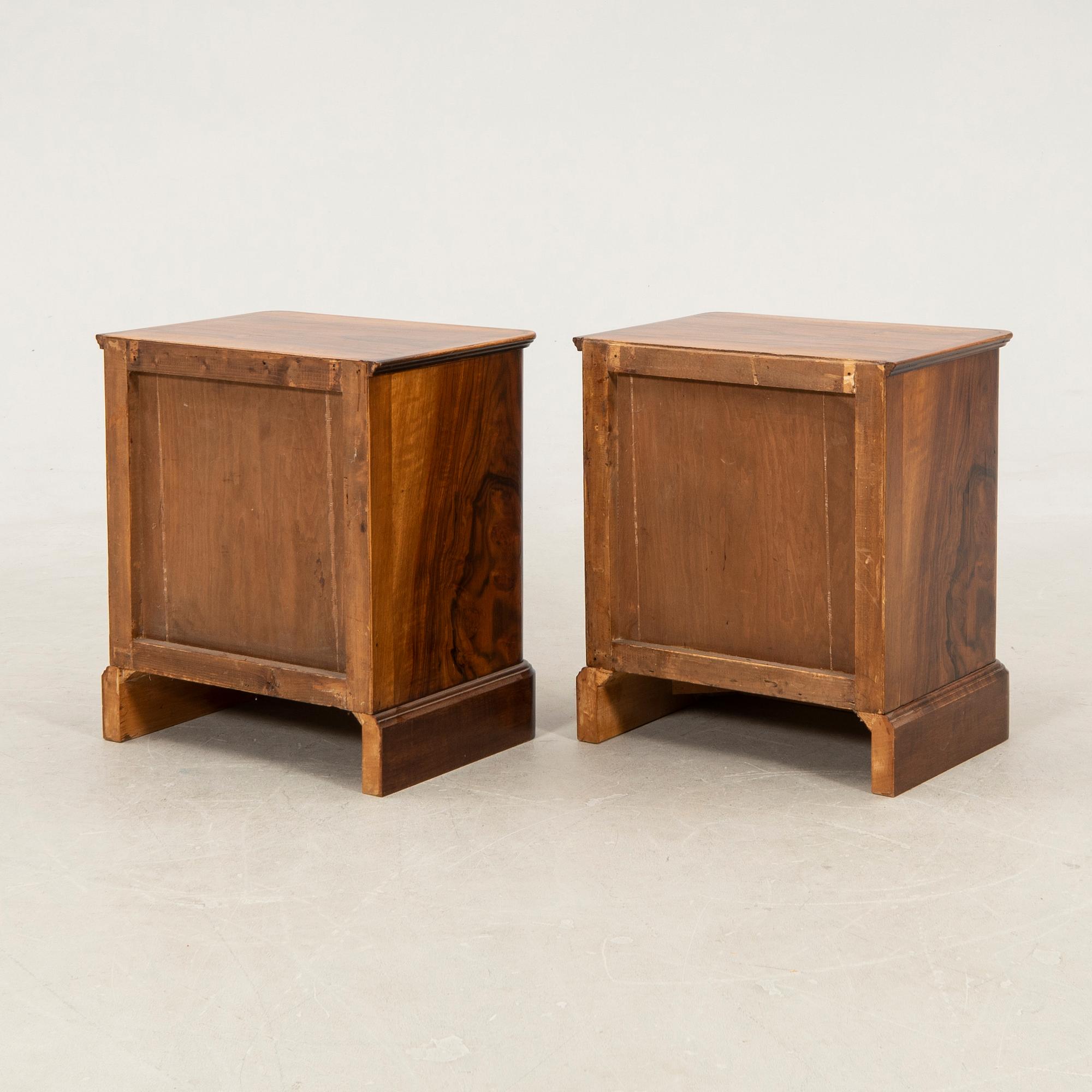 Sängbord ett par Art Deco 1900-talets första hälft.