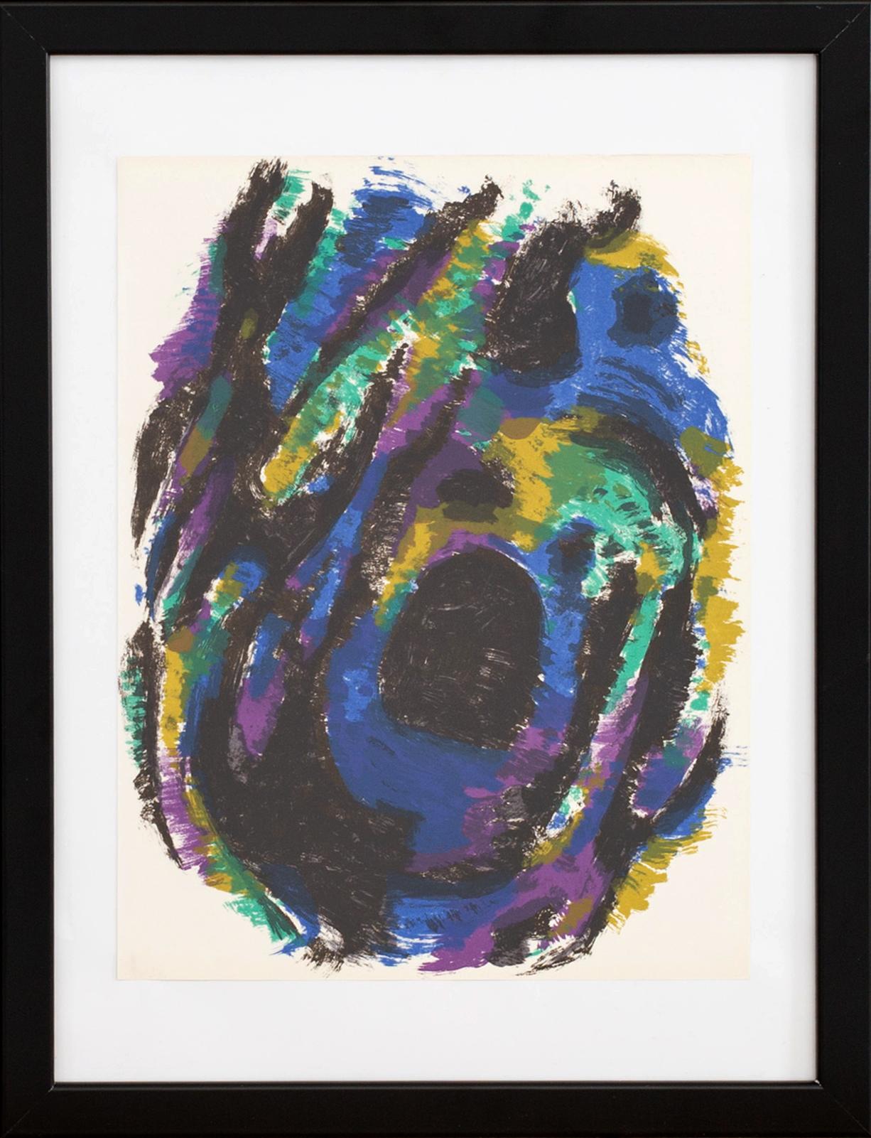 ALFRED MANESSIER, litographe in colours from XX:e siècle no 15 1960.