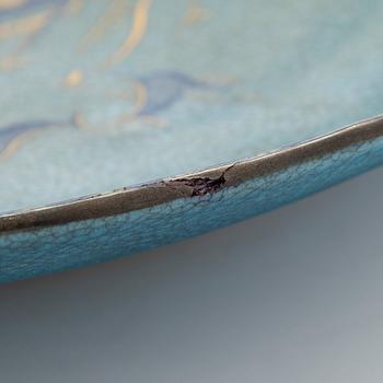 Greta-Lisa Jäderholm-Snellman, keramikfat, signerad GLJ Arabia, 1930-tal.