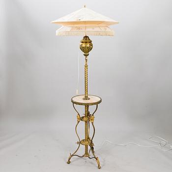 A late 19th century floor lamp.