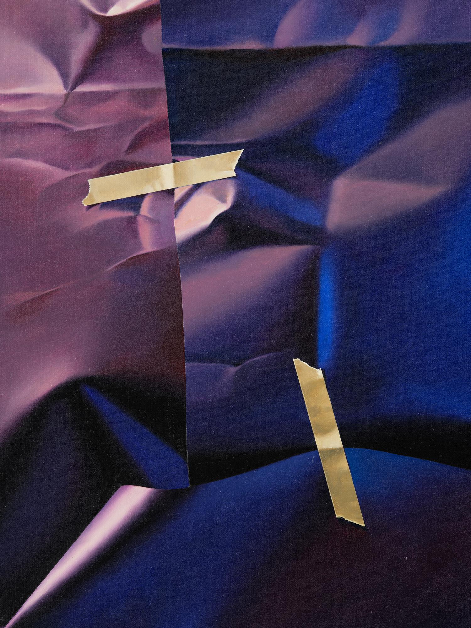 Yrjö Edelmann, "Wrapped darkblue parcel".