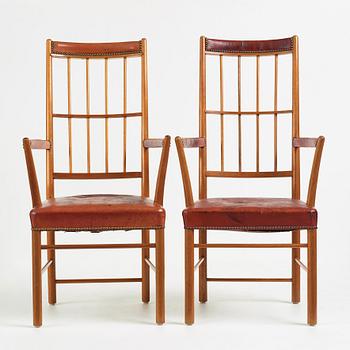 Josef Frank, a pair of chairs, model 652, Svenskt Tenn, Sweden 1940-50's.