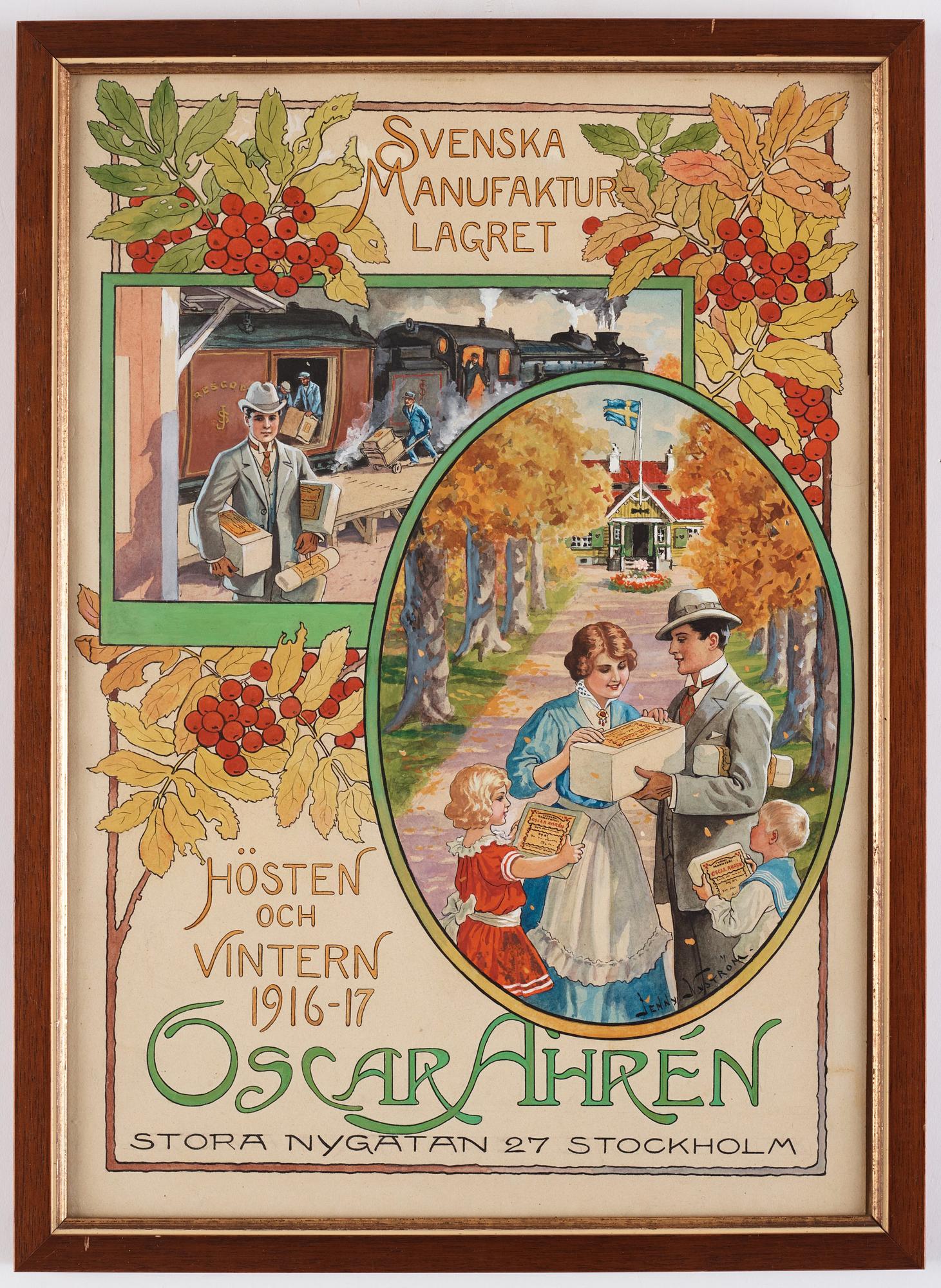 Jenny Nyström, Original Illustration for Mail Order Catalogue.