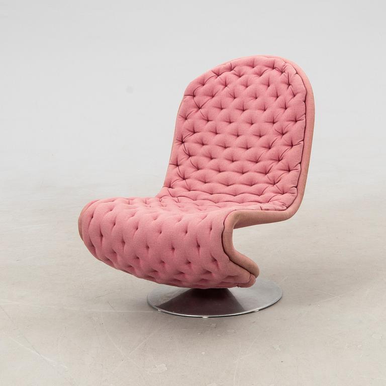 Verner Panton, fåtölj  ur serien "System 1-2-3", 1970-tal.